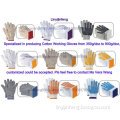 Hot sellling cotton working safety gloves